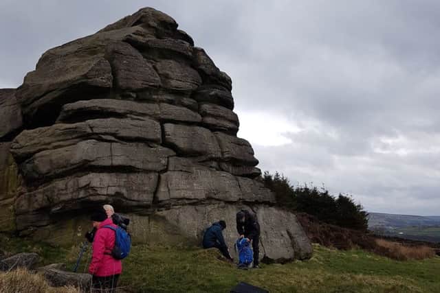 Great Rocks Route Where paths converge at the Great Rock