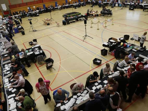 Election count in Calderdale