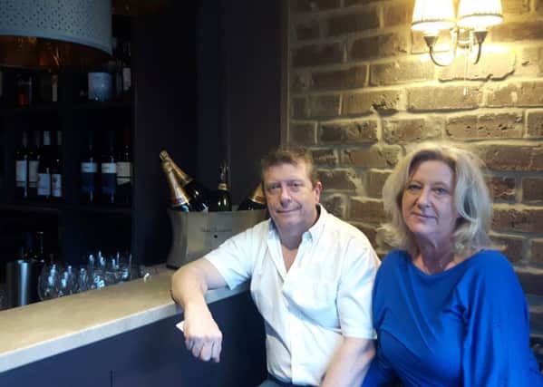 Chris Greenwood and Debbie Taylor of Denmans Restaurant in Shelf.