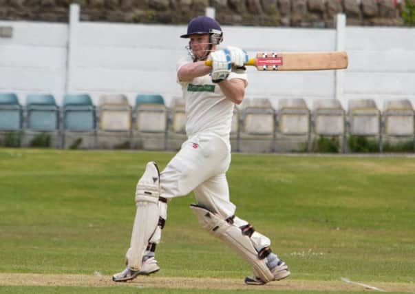 Nick Barker, in action for Walsden Cricket Club