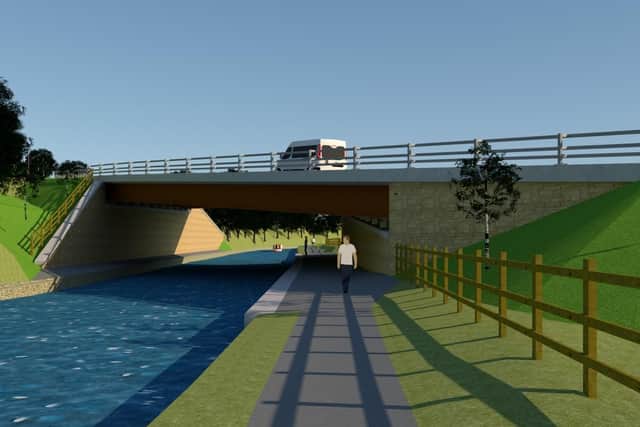 How the new bridge from Elland bypass could look like