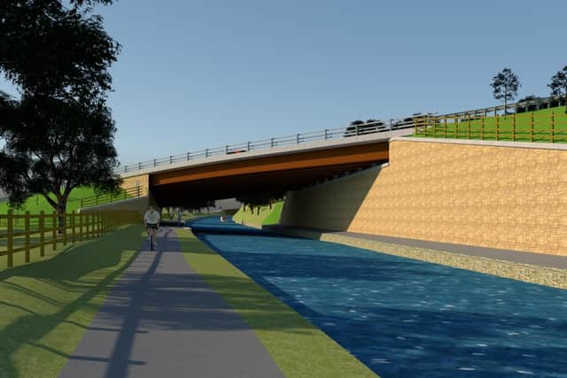 How the new bridge from Elland bypass could look like