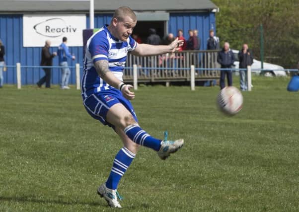 Rugby League - Siddal v Wigan St Patricks. Chris Brooke for Siddal.