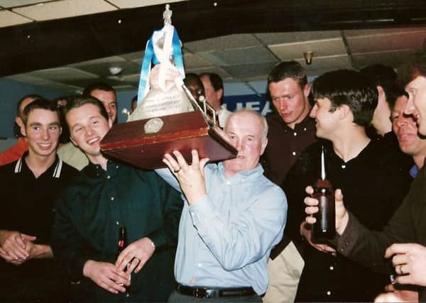 George Mulhall with the Conference trophy in 1998. Picture: Johnny Meynell