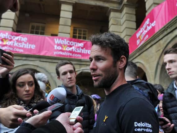 Mark Cavendish at the launch of the 2018 Tour de Yorkshire last year.