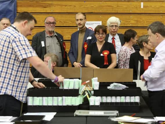 The election count in Calderdale