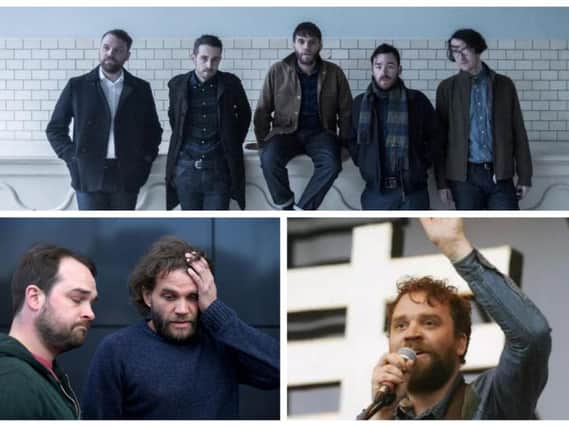 Police say a body has been found in the search for Frightened Rabbit singer Scott Hutchison. On Thursday, Mr Hutchison's brothers, Grant and Neil (pictured bottom left), had said they were "distraught" about his disappearance and appealed for him to get in touch.