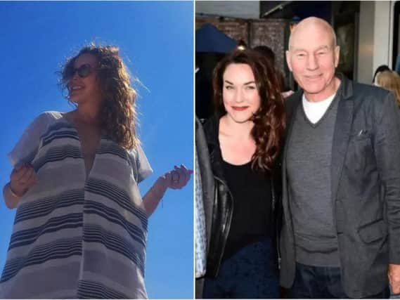 Sunny Ozell and Sir Patrick Stewart
