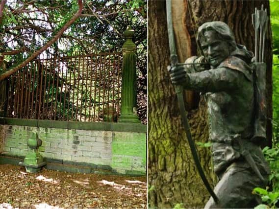 The reported grave of Robin hood