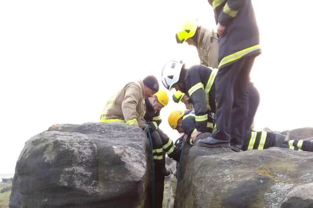 The sheep rescue in Todmorden