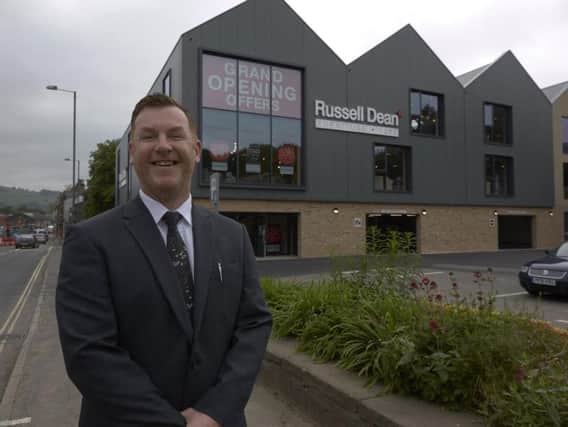 Alan Raybould at the new Russell Dean showroom in Mythholmroyd