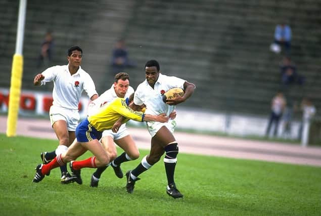 The song became prominetly used by England fans during the careers of Chris Oti (pictured) and Martin Offiah (Getty Images)