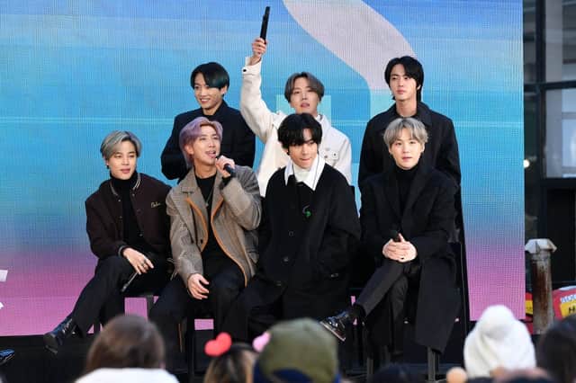 The new song from the K-Pop group is the first of theirs to be performed entirely in English (Photo: Dia Dipasupil/Getty Images)